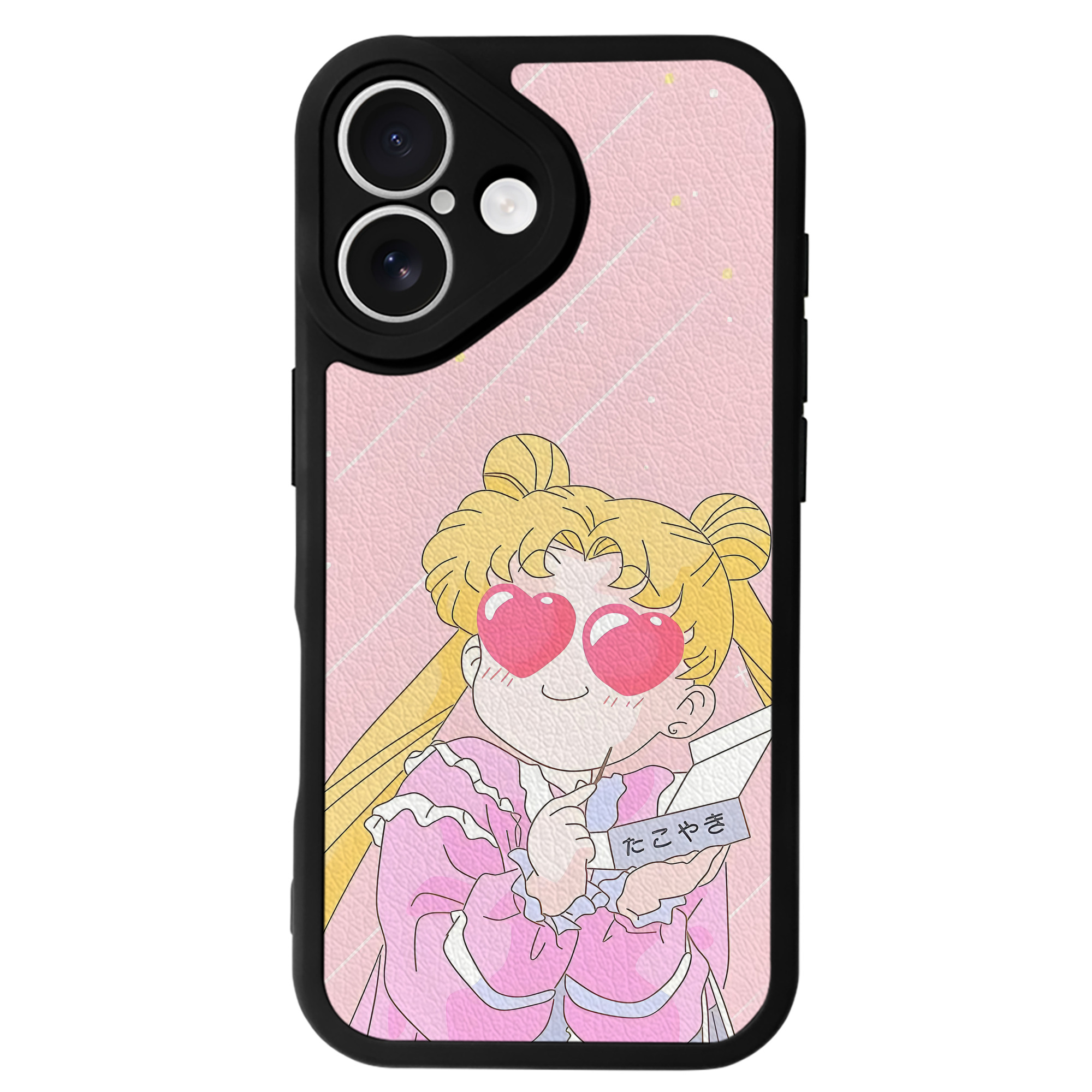 （画像用） 美少女戦士セーラームーン Sailor Moon 【iPhone 16シリーズ対応】シリコンスマホケース（レザー調） 材質：シリコン
